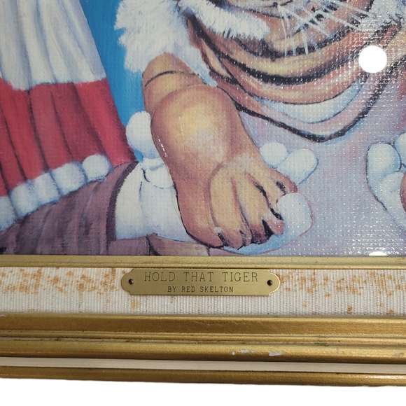 Red Skelton "Hold That Tiger" clown numbered 890/5000 limited signed print rare - Picture 4 of 11